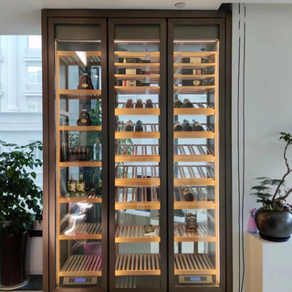 Stainless Steel Wine Cabinet