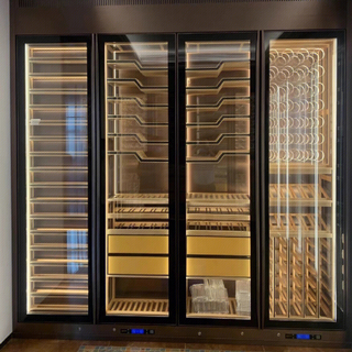 Stainless Steel Wine Cabinet